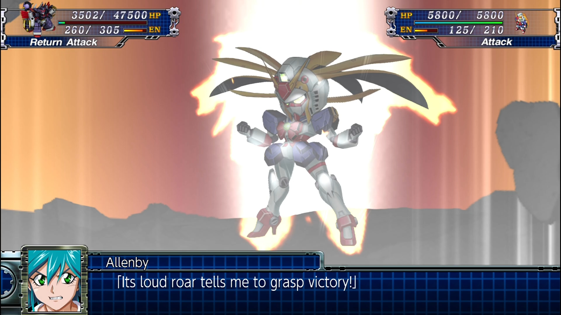 超级机器人大战 t 机动武斗传高达g系列 武器攻击