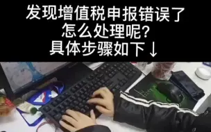 Télécharger la video: 会计实操:增值税申报错误，怎么处理呐？