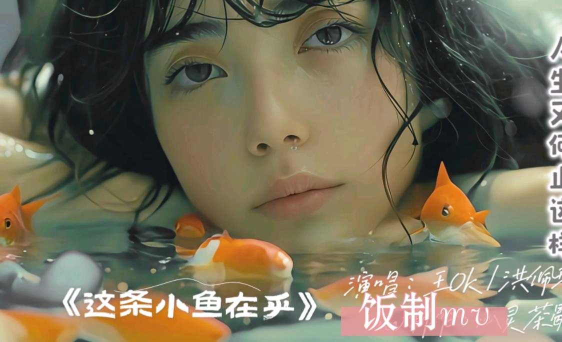 超治愈单曲:王ok/洪佩瑜《这条小鱼在乎》饭制唯美mv
