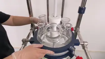 双层玻璃反应釜安装视频