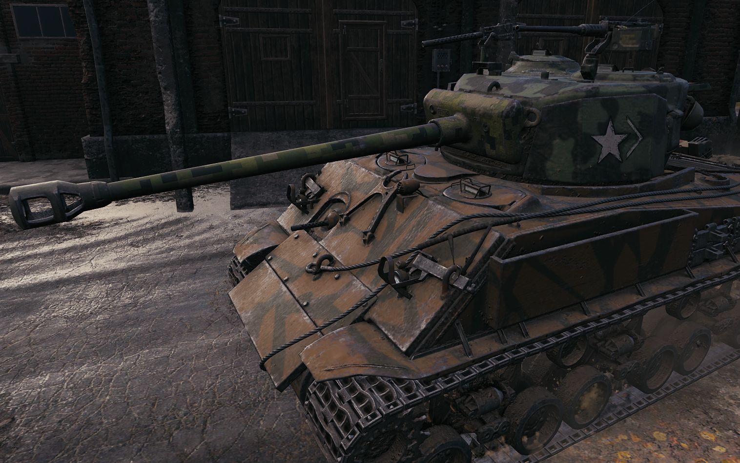 m4a3e8雷电m级算是个装甲加厚的谢尔曼首上比小飞象还要硬