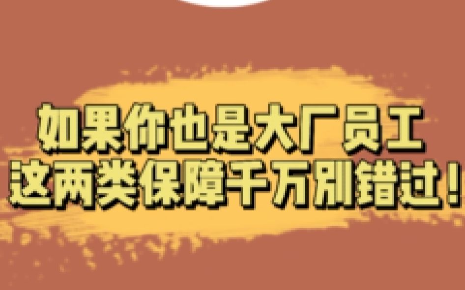 互联网大厂员工高薪高风险,有什么保险能预防这种风险吗?哔哩哔哩bilibili