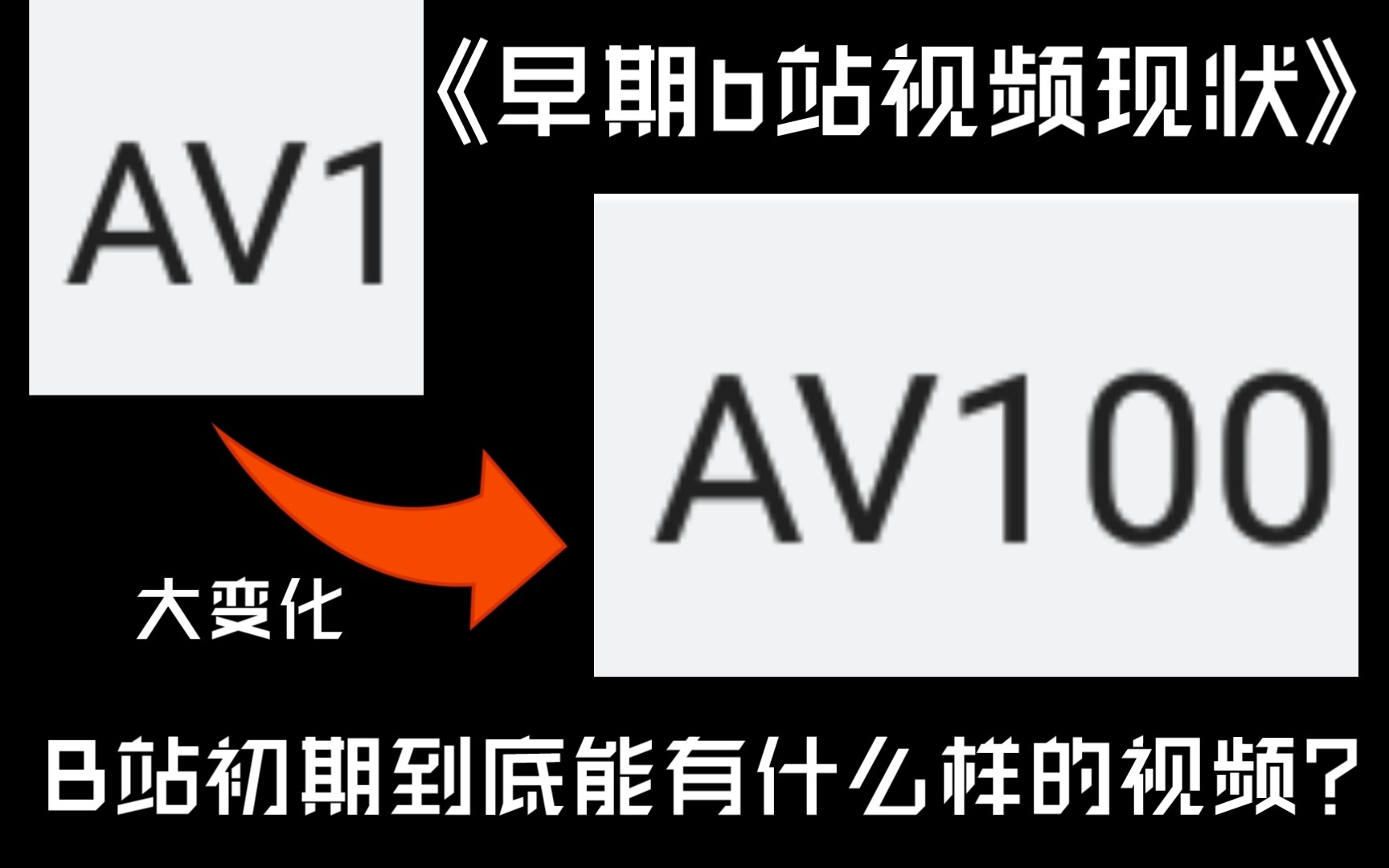 [图]【科普】这就是B站的前100个视频！？(看简介)