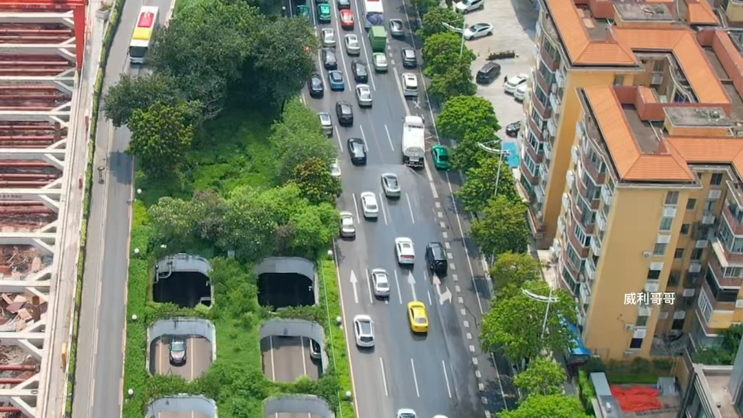 [图]设计师脑洞大开，竟然设计出广州这么美的隧道公路！#广州黄埔大道