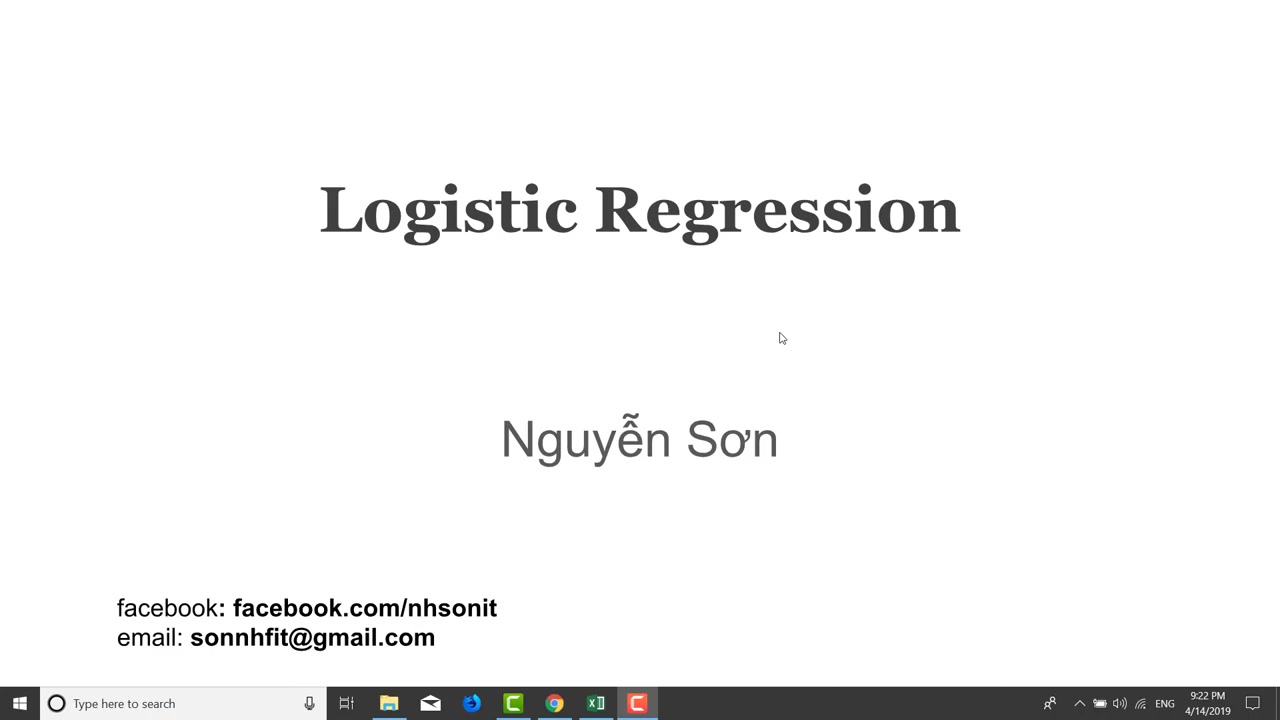 [图]Logistic Regression thuật toán hồi quy Logistic phần 1 | Tự học machine learni