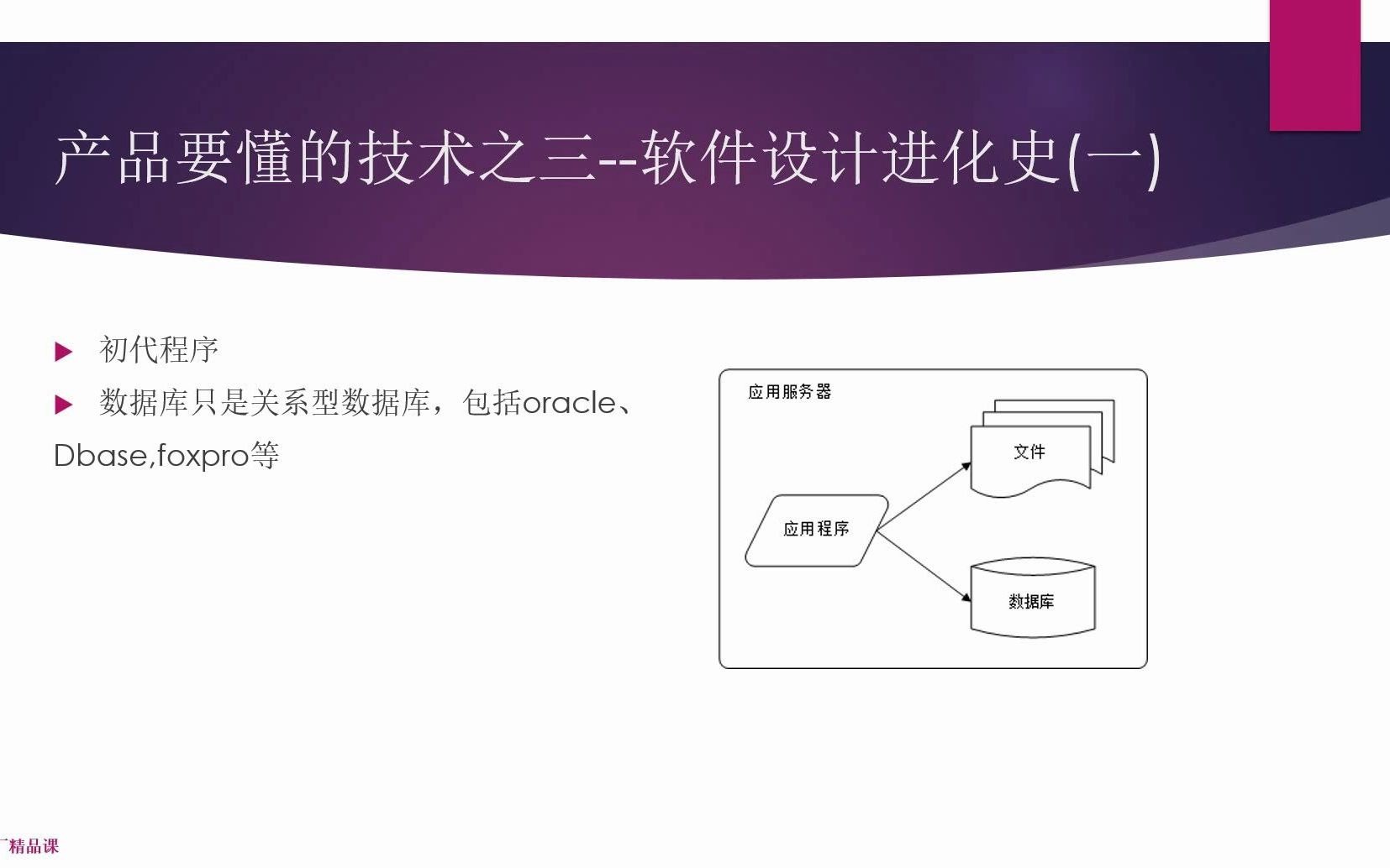 产品经理要懂的技术之三软件架构设计的演进1<<产品经理登顶之路哔哩哔哩bilibili