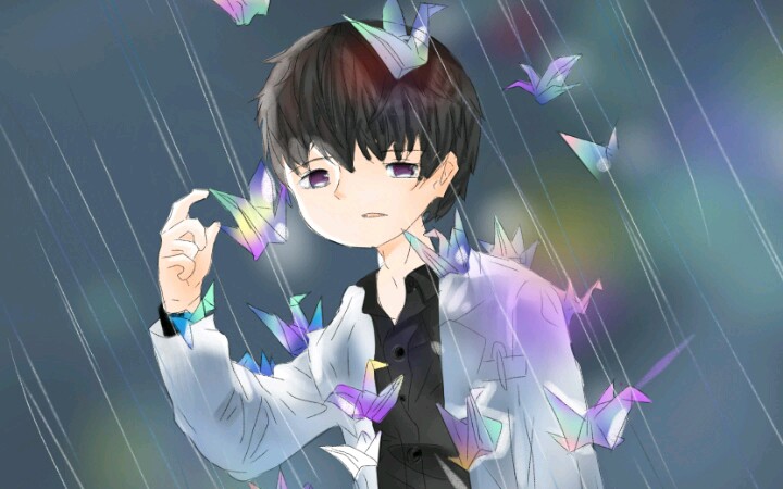 没钱拿卡系列〗雨夜变奏-许墨-指绘同人