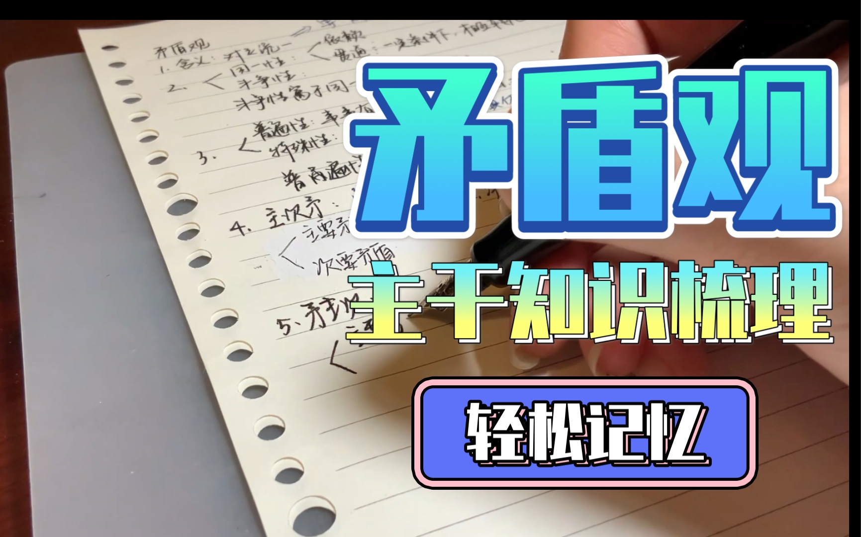 [图]【不看后悔系列】高中政治《生活与哲学》——矛盾观 主干知识梳理