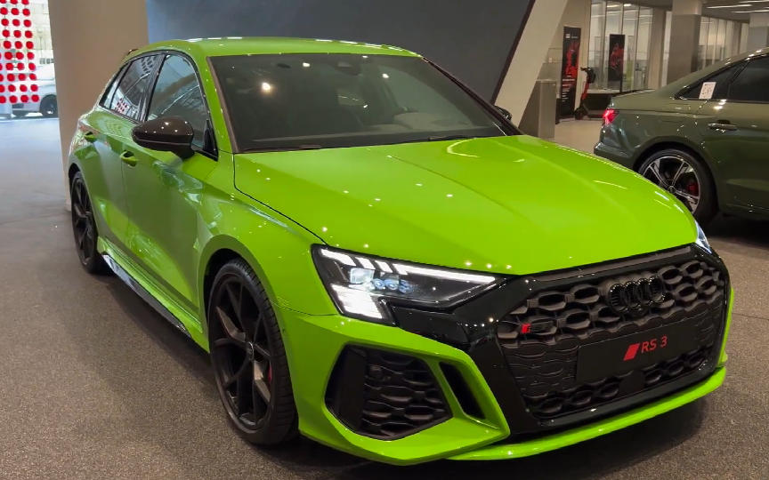 2023奥迪rs3掀背版 400马力 外观和内饰细节