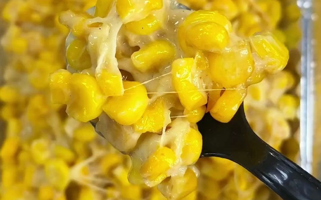吸睛网红小吃拉丝芝士玉米粒来了!
