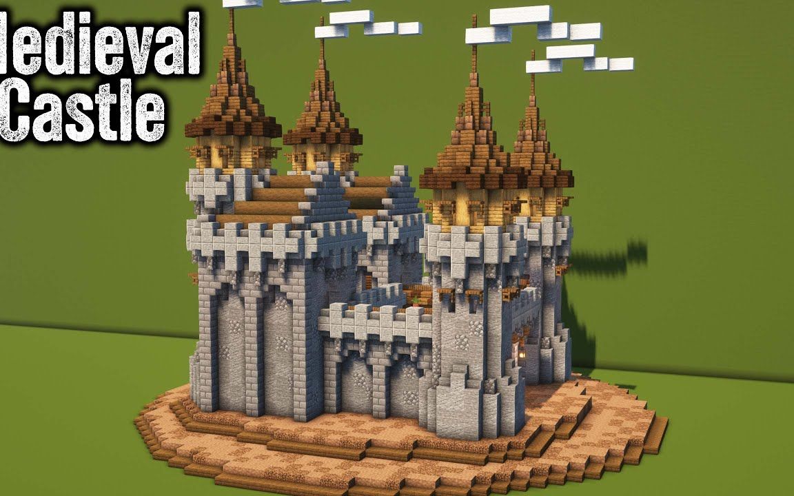 mc我的世界城堡设计图图片