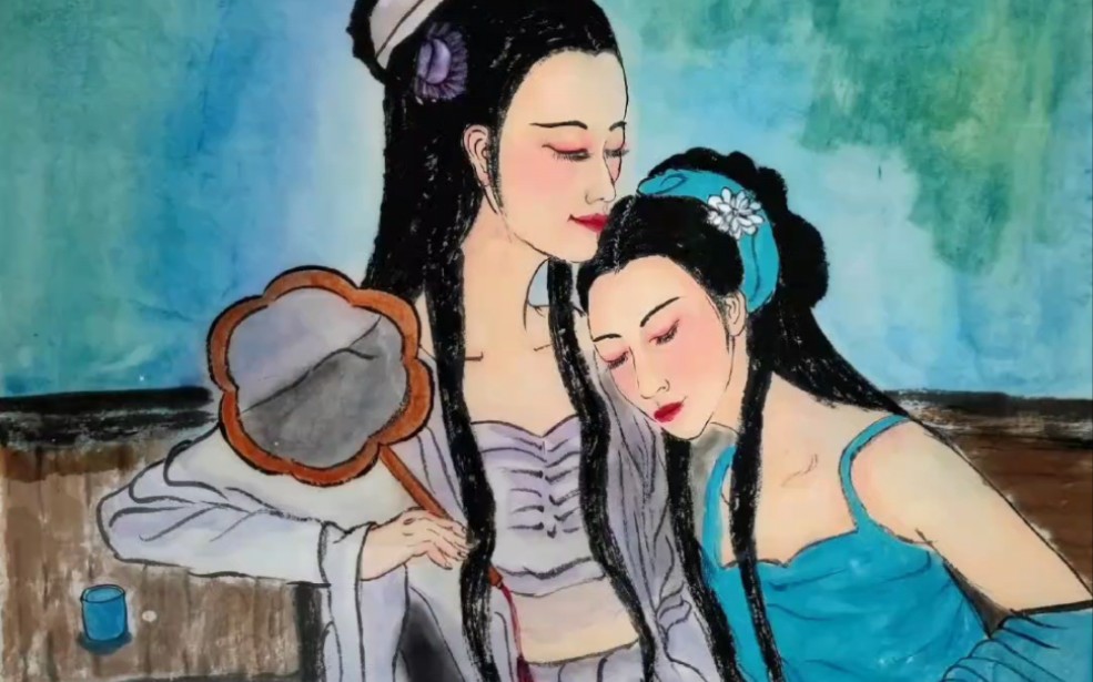 今晚,浅画一个小青和小白,你爱哪一个