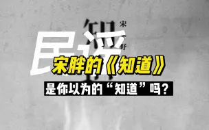 Download Video: 宋胖的《知道》是你以为的“知道”吗？