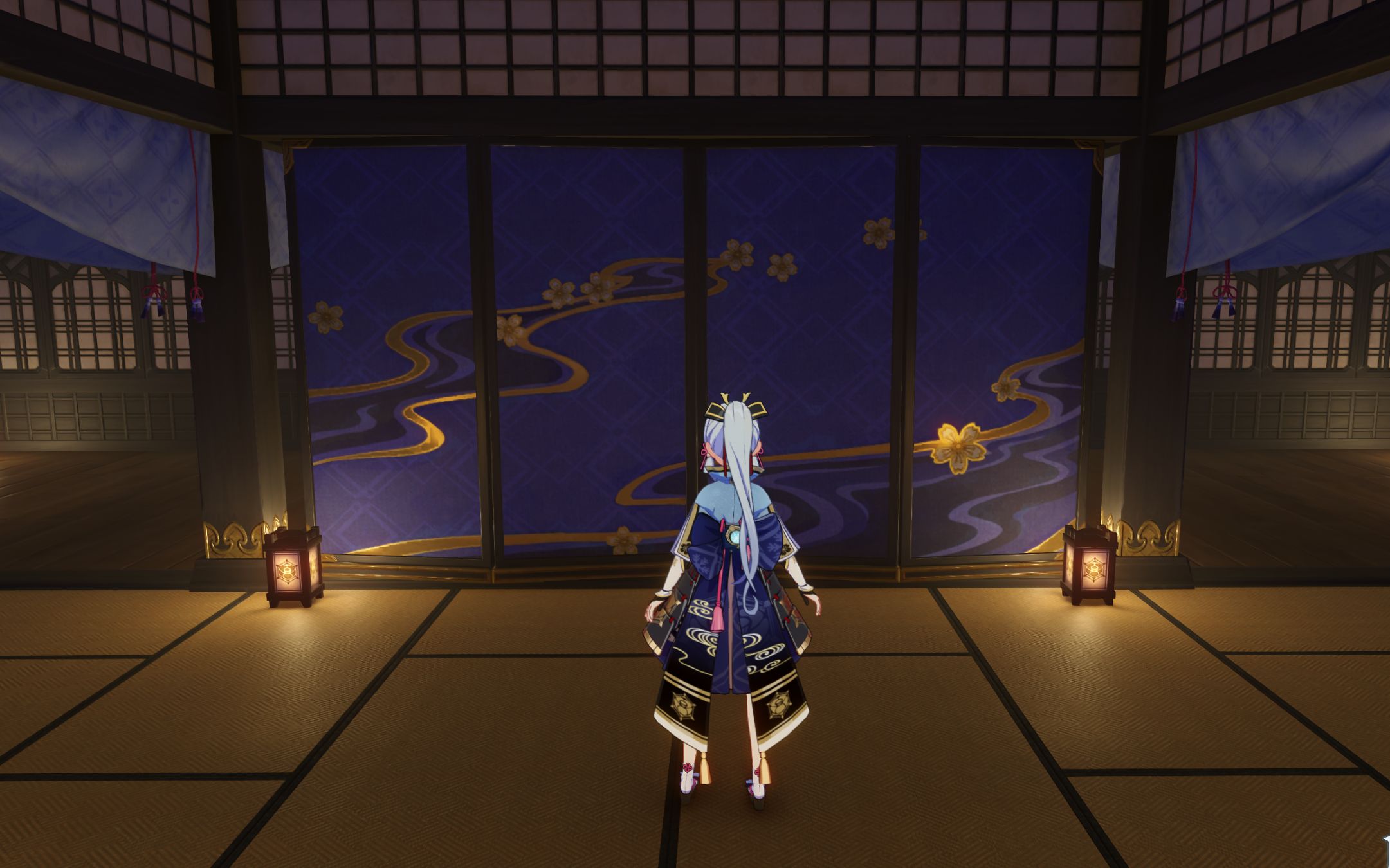 【原神】教大家如何在屏风后面召唤神里(雾_手机游戏热门视频