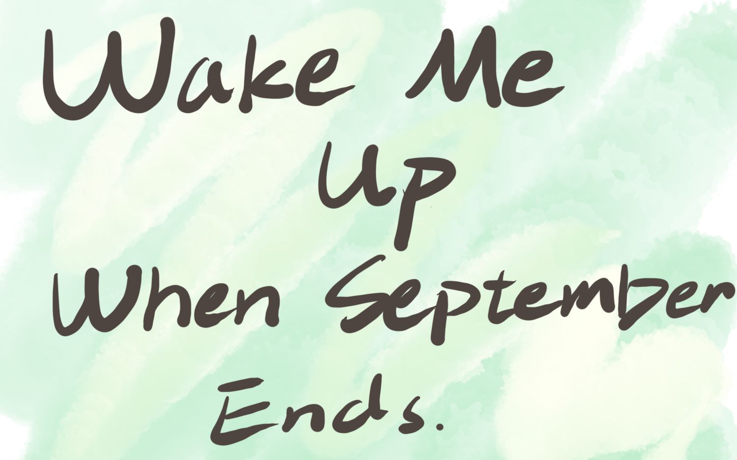 一人乐队wakemeupwhenseptemberendscovergreenday