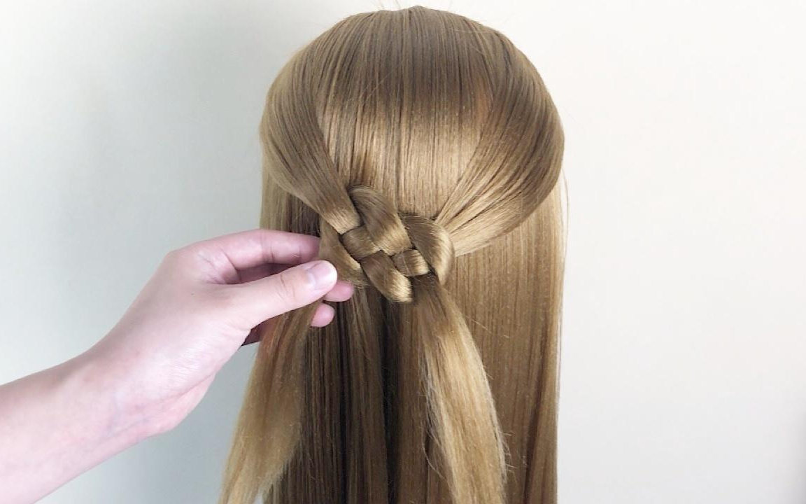 【编发步骤】中国结发型这样扎真好看,不用学一看就会,简单又百搭