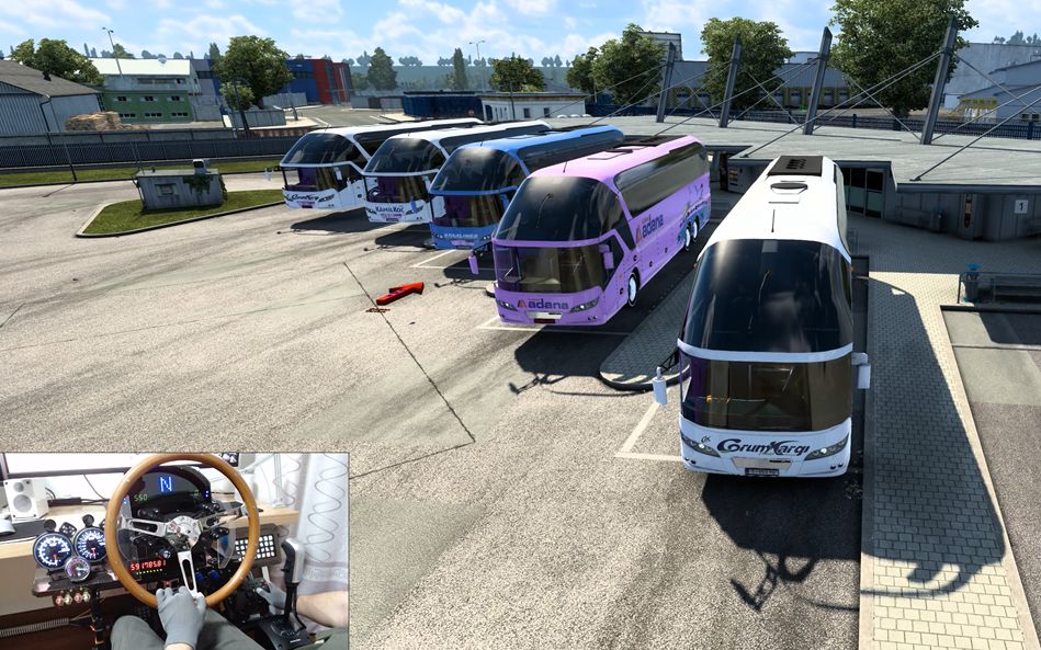 摩登乐欧洲卡车模拟2144官联neoplan大巴