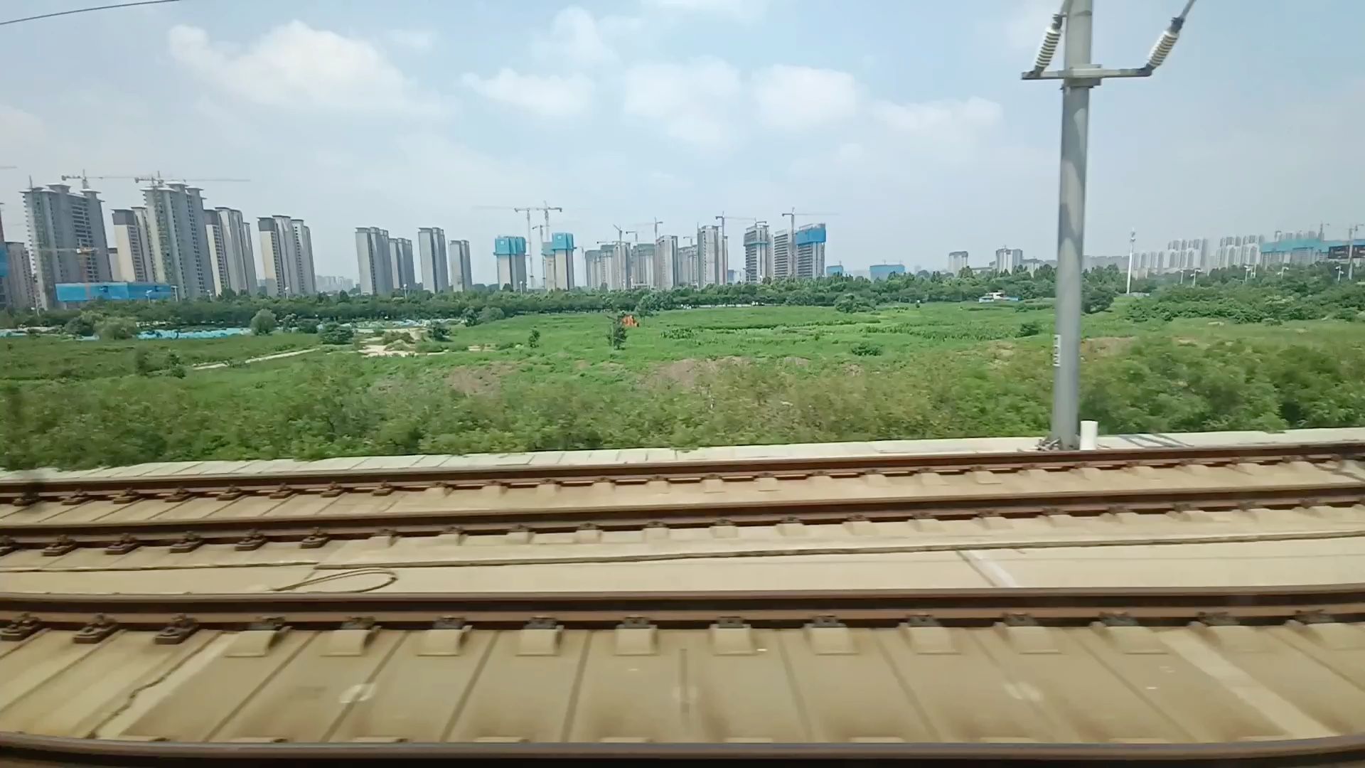 g1579次北京西至襄阳东 邯郸东至郑州东段右侧展望视频
