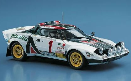 lancia stratos hf 1977 monte-carlo rally winner 長谷川 1/24