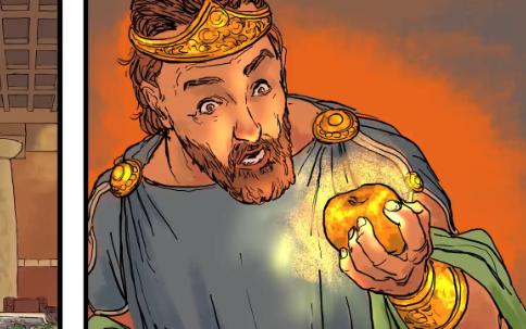 希腊神话点金术 king midas and the golden touch