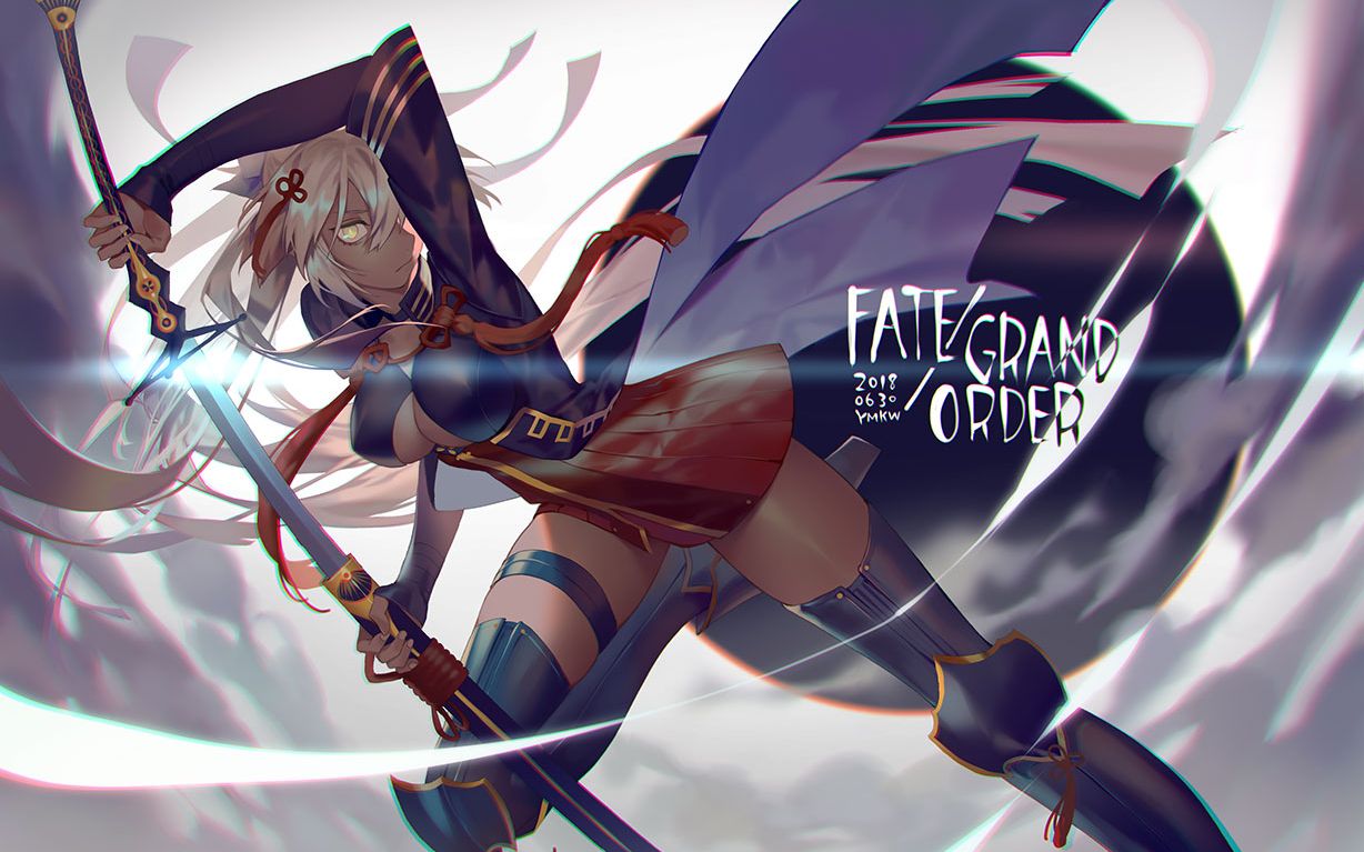 [fgo]魔神总司无令咒3t魔伊复刻高难!冲田小姐大胜利!