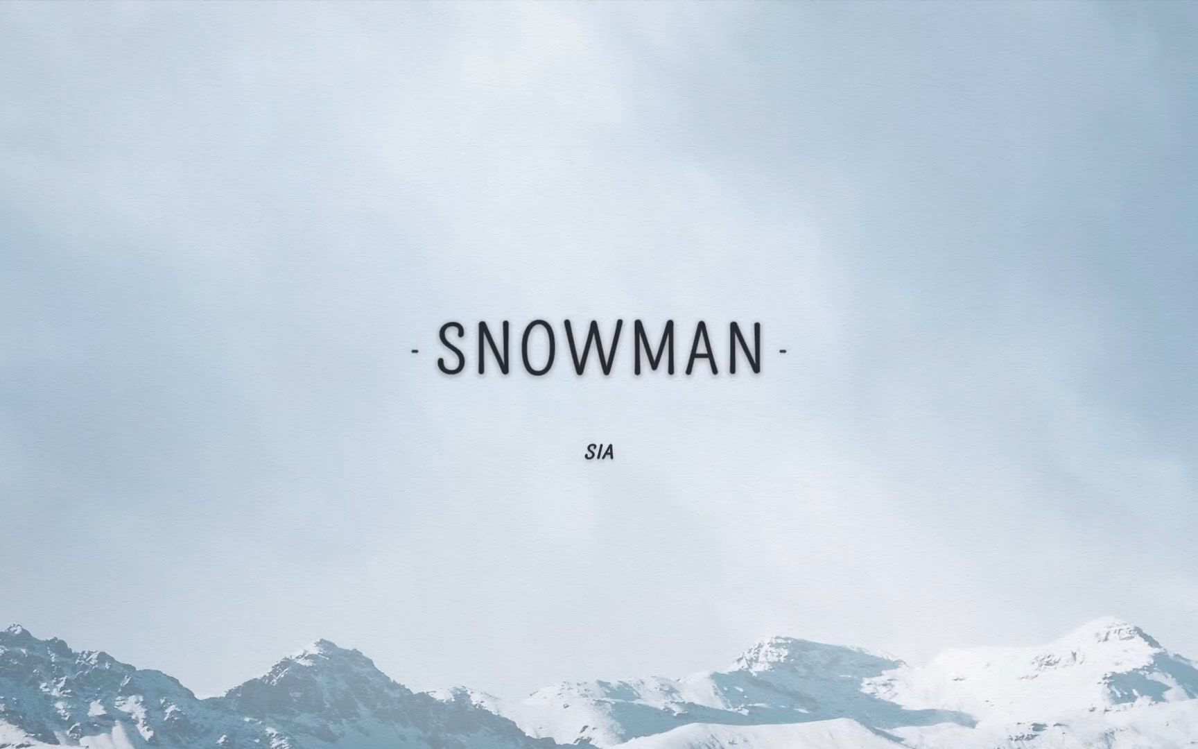 【听歌学英语】 snowman