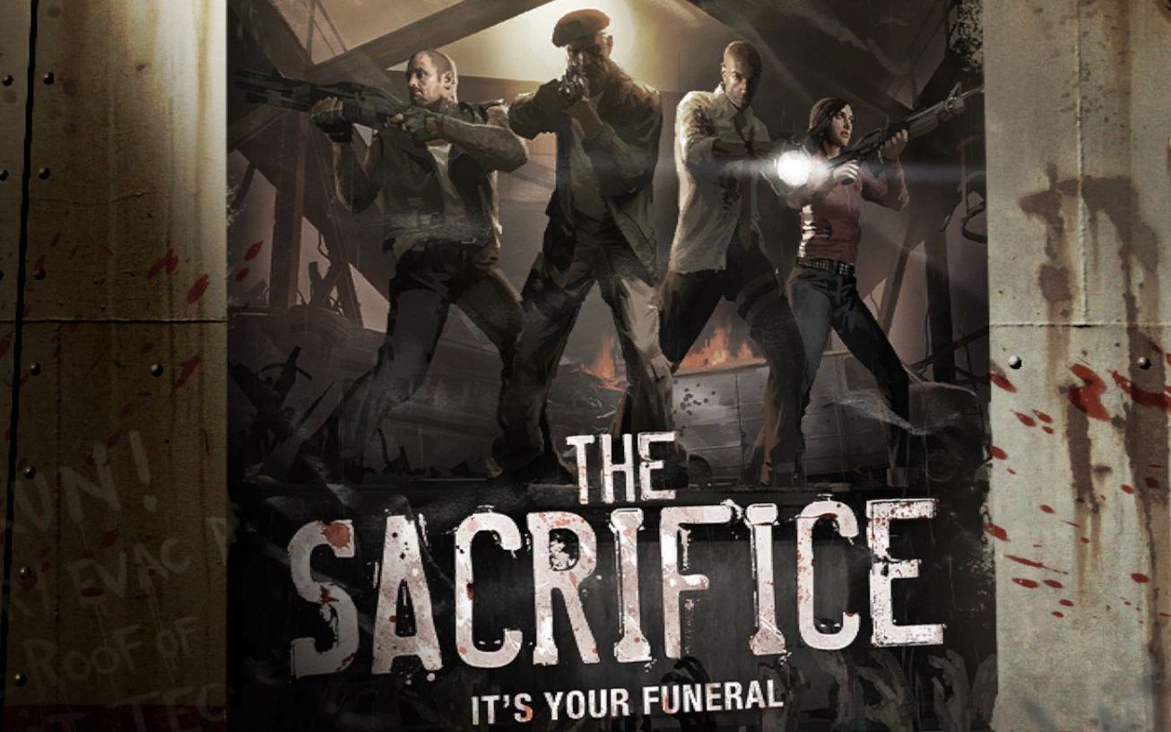 【求生之路2 l4d2】专家难度 全战役 单人 0重启 通关系列合集7 教区