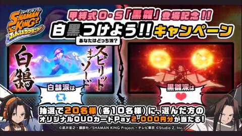 通靈王 甲縛式o S あなたはどっち派投票白鵠派or黒雛派 哔哩哔哩