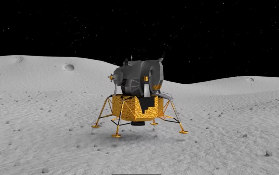 阿波罗载人登月舱里面有什么?(3d高清动画)