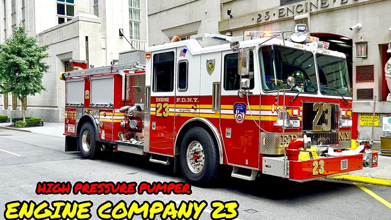 【消防装备介绍】纽约FDNY 高压泵车 ENGINE COMPANY 23 车辆及装备介绍哔哩哔哩bilibili