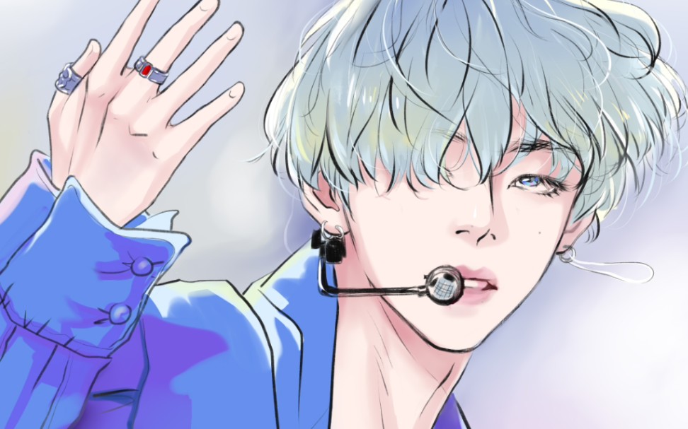 【板绘金泰亨】传说中的cgv世首帅撕漫男