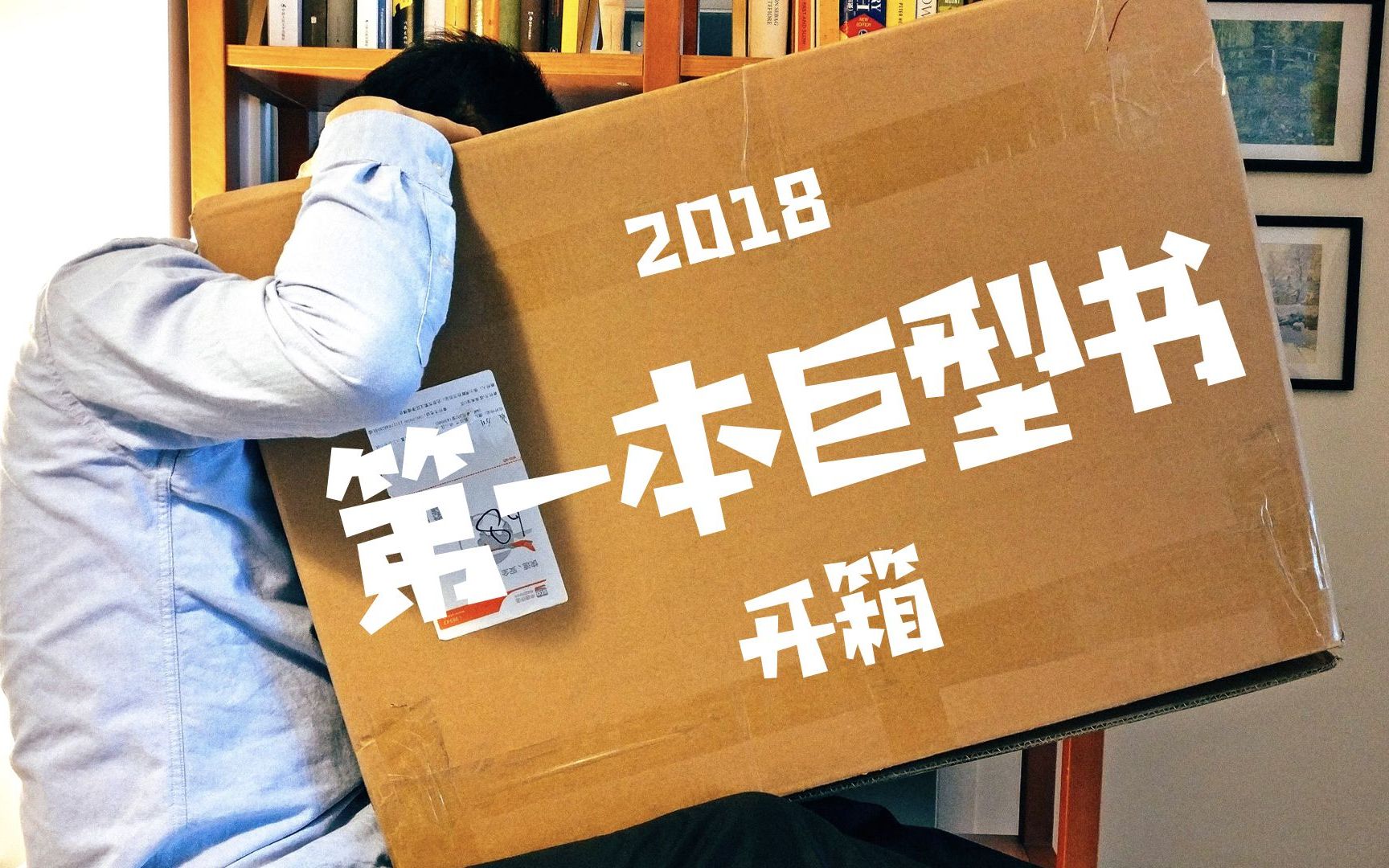 【开箱】2018年第一本巨型书的巨型开箱哔哩哔哩bilibili