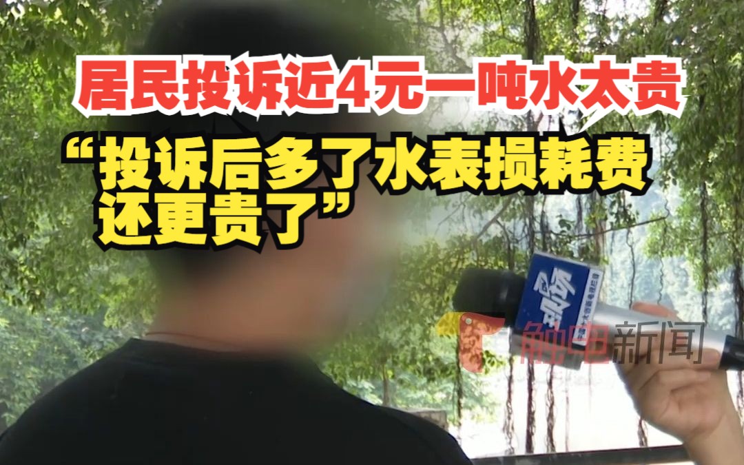 广州村居民投诉近4元一吨水太贵,“投诉后多了水表损耗费,还更贵了”哔哩哔哩bilibili