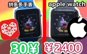 Télécharger la video: 拼多多30块钱买的的智能手表 和applewatch等差在哪？