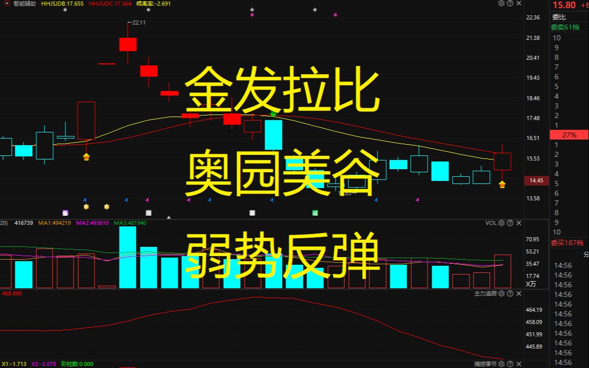 金发拉比、奥园美谷弱势反弹,还能不能上涨?哔哩哔哩bilibili