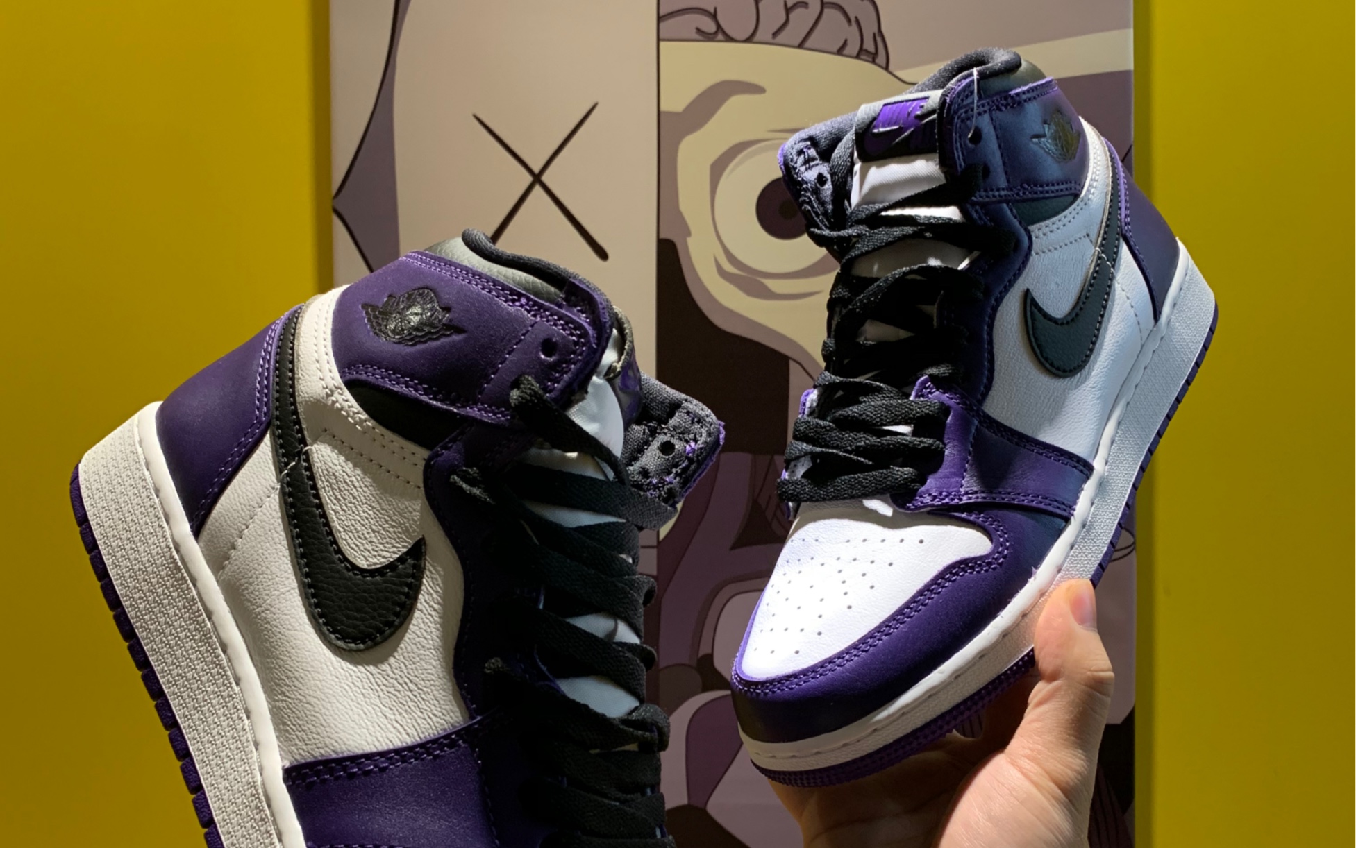 aj1 白紫脚趾 第一眼开箱_哔哩哔哩 (゜-゜)つロ 干杯~-bilibili