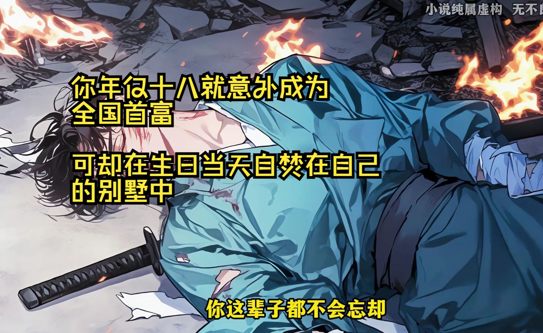 你年仅十八就意外成为全国首富 可却在生日当天自焚在自己的别墅中