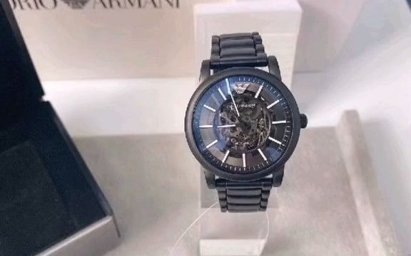1898_百万优品_阿玛尼ar60008 黑武士,机械表,正品全新全套