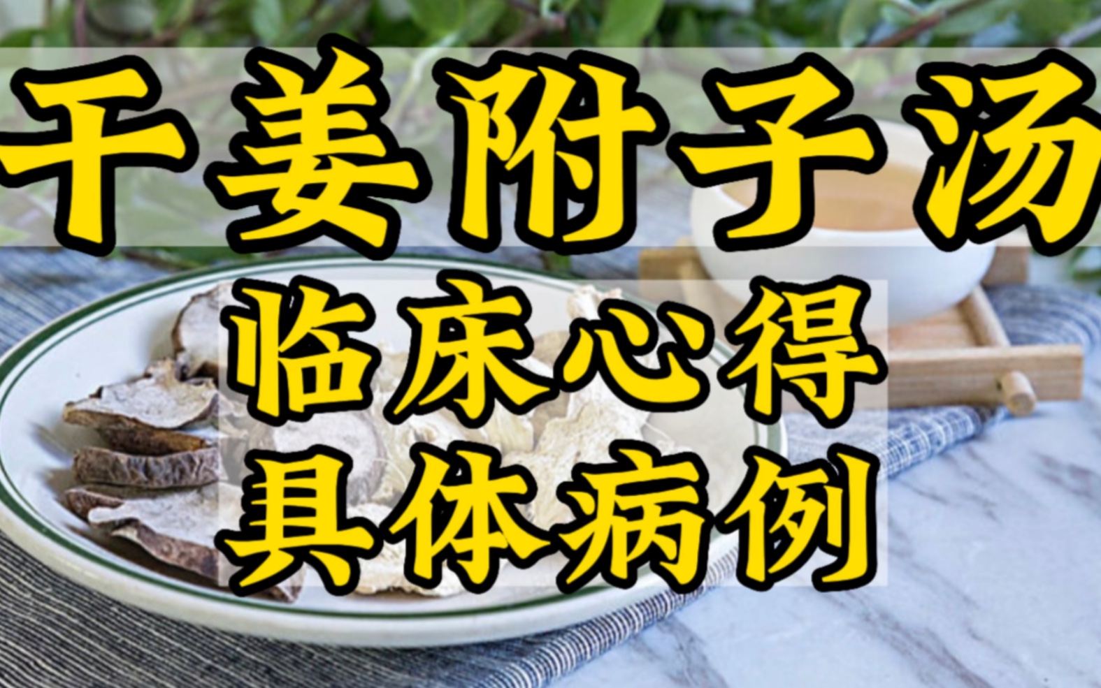 干姜附子汤.临床运用心得和具体病例使用.以及中医基础理论知识四虚的讲解.哔哩哔哩bilibili