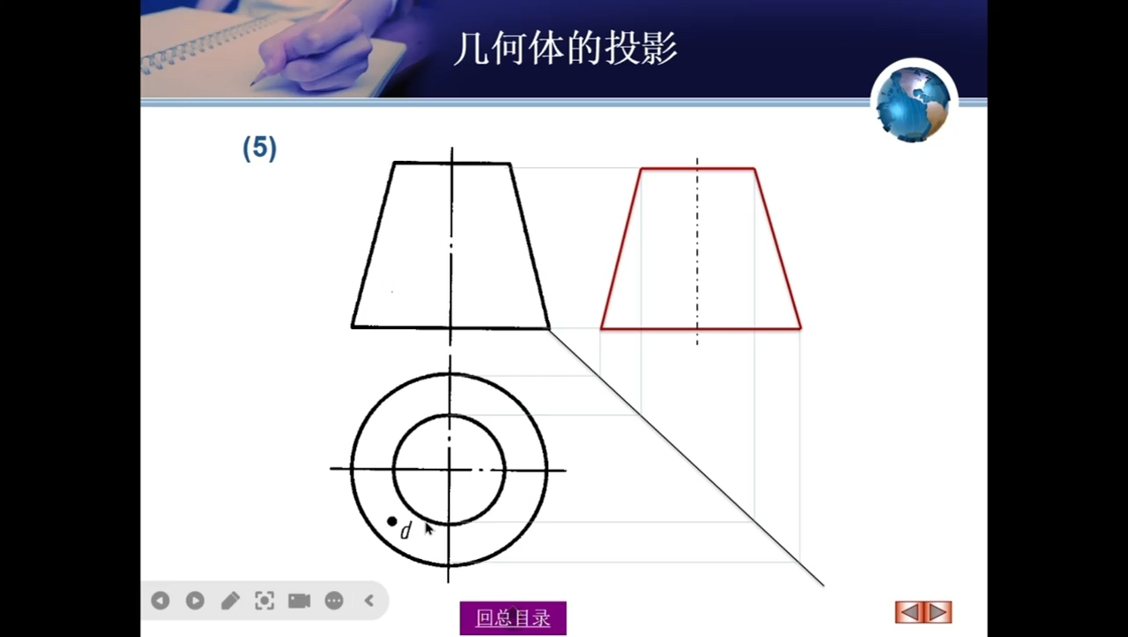 圆台截面图图片