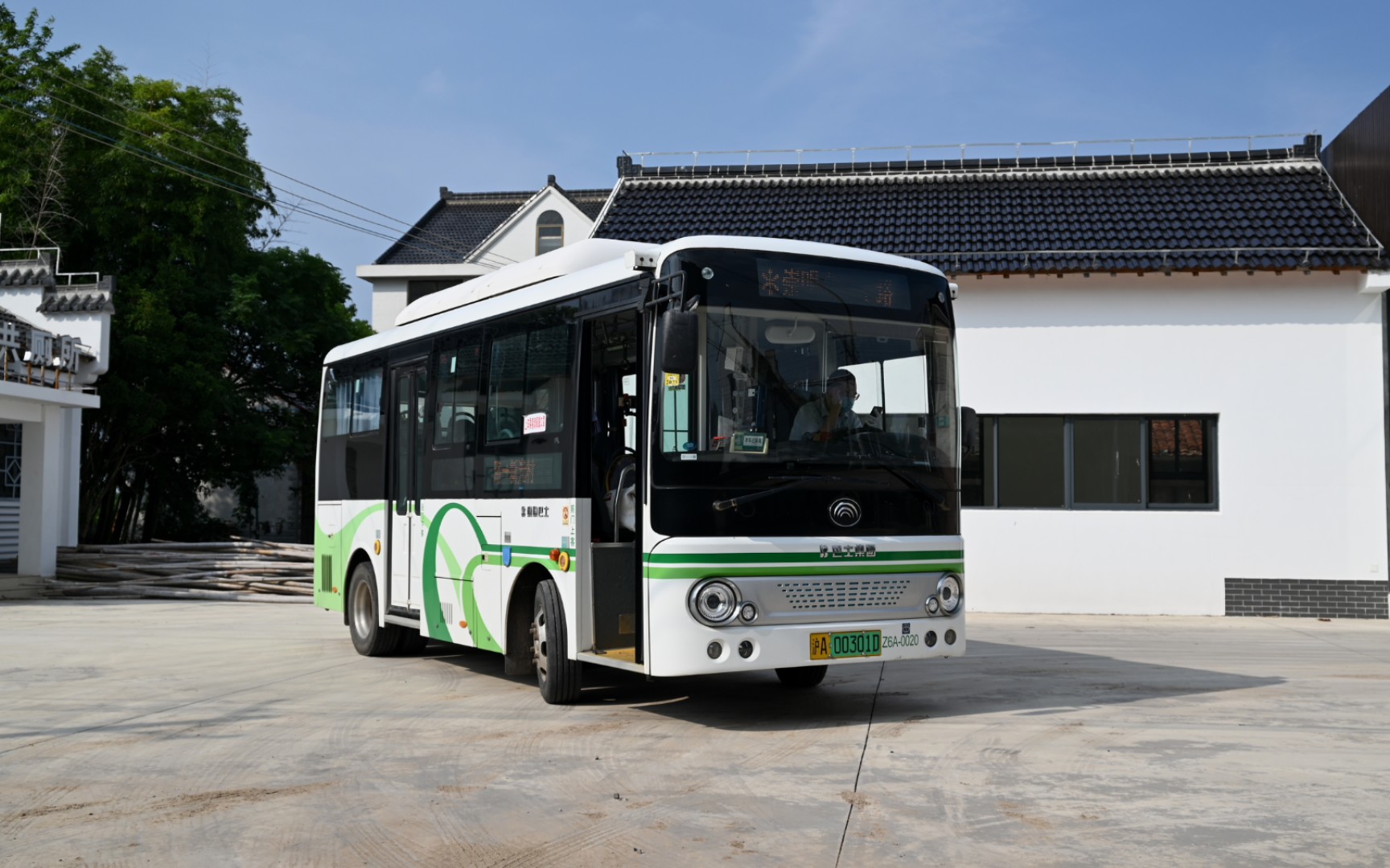 [pov64d]上海崇明巴士 崇明乡村7路 长江农场→新光五队(临时终点站)