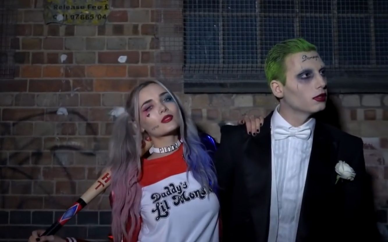 [图]【美妆/虐狗】一对英国情侣的Harley Quinn&Joker仿妆