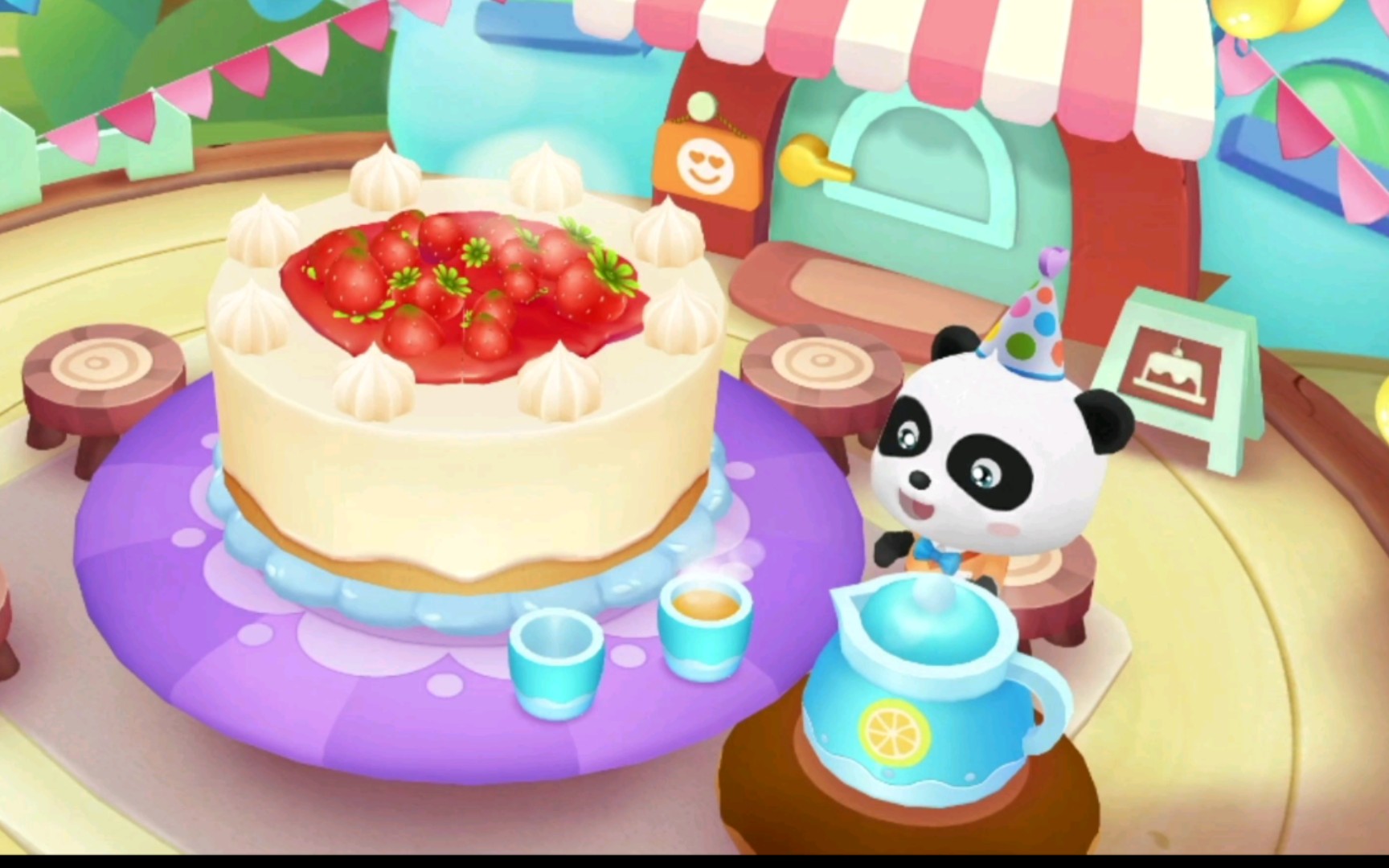 宝宝巴士游戏—蛋糕