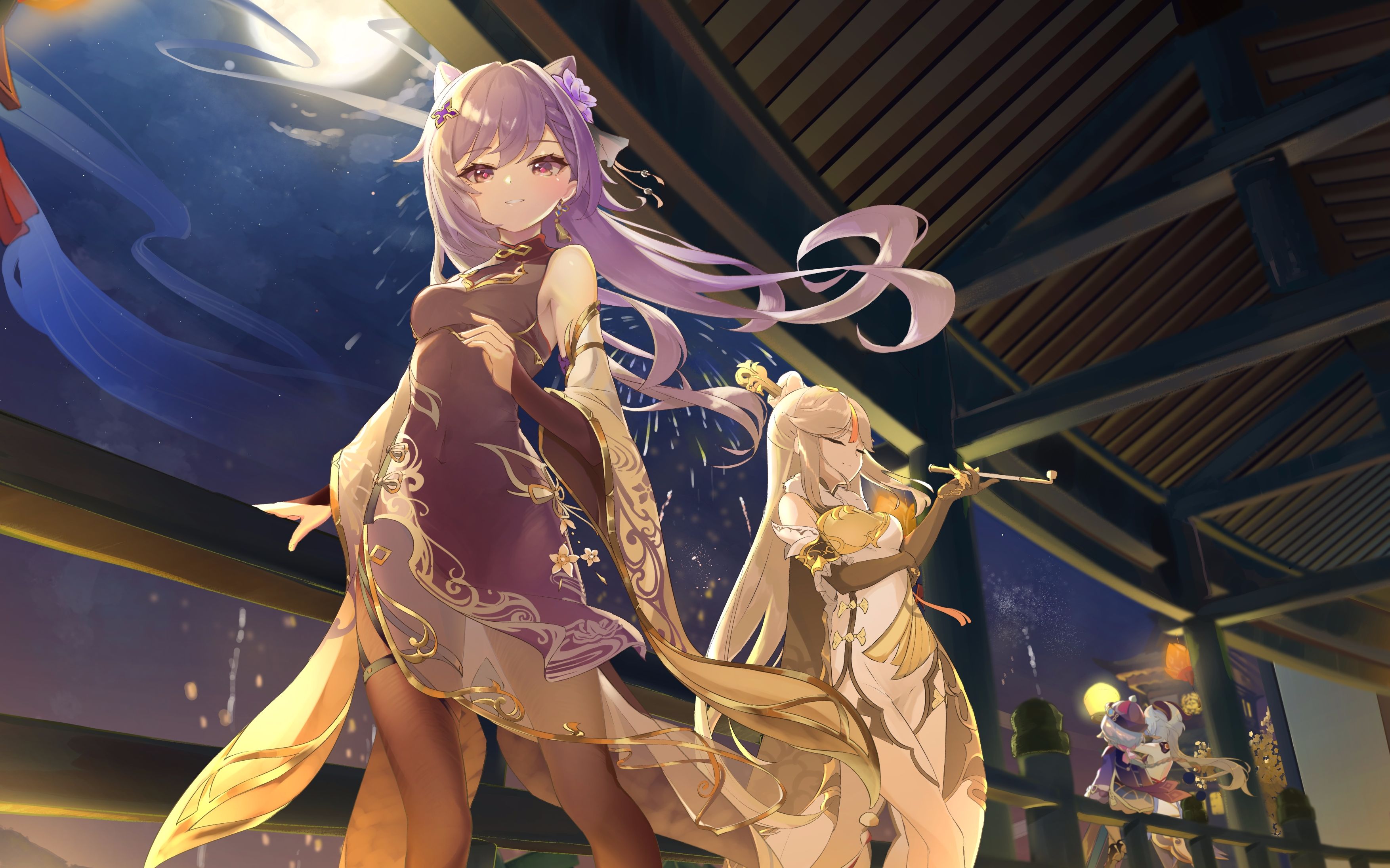 [原神·服装]刻晴和凝光的新衣服到了