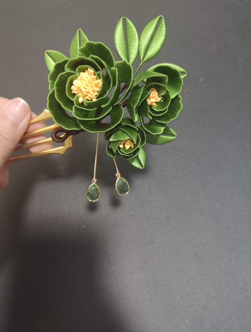 活动作品缠花呼呼呼绿色来了