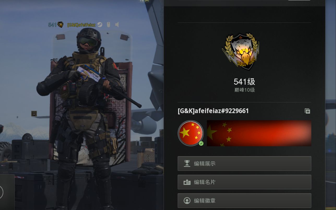 【使命召唤19】赛中更新国旗名片徽章后我决定用子墨龟壳kv莫洛绳之以