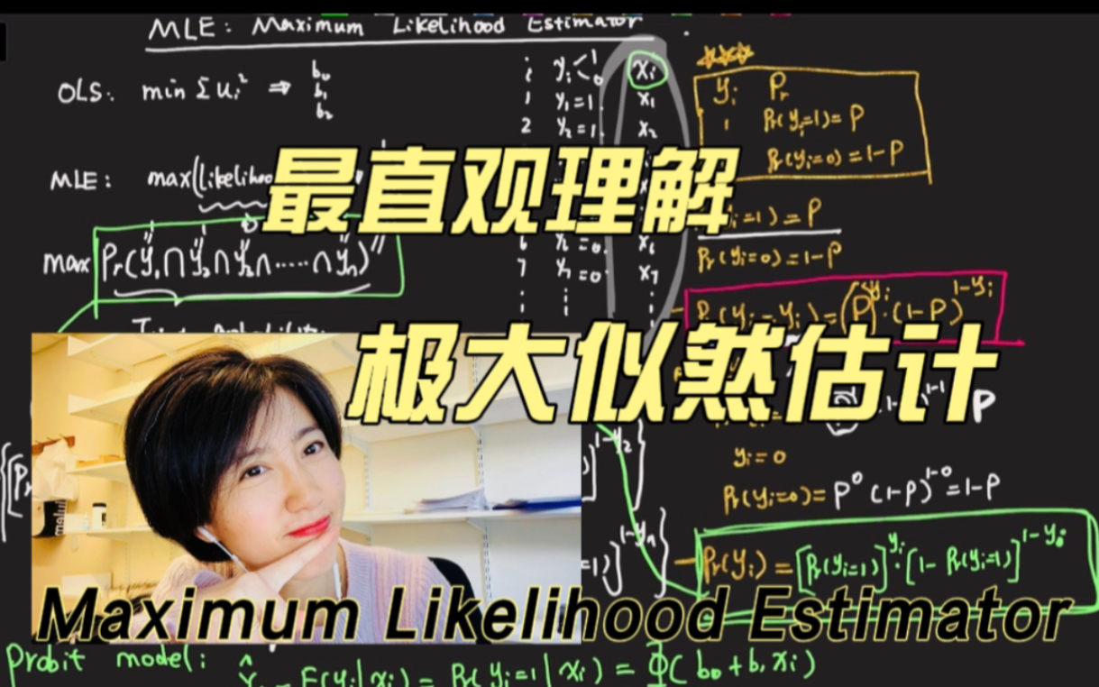 计量经济学|极大似然估计 |最直观理解哔哩哔哩bilibili