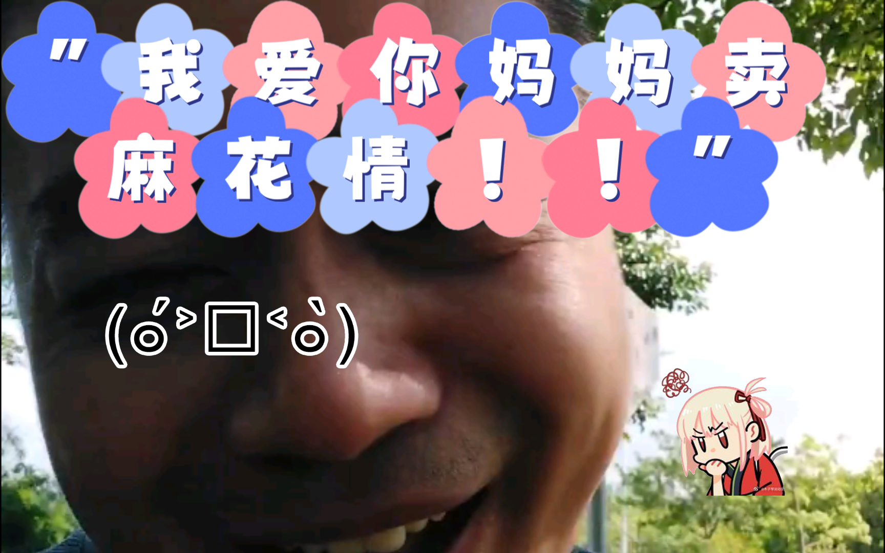 我爱你妈妈卖麻花情!