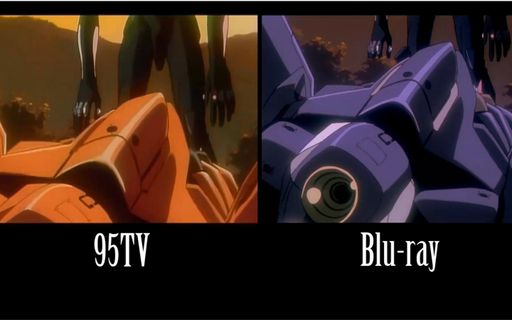 [图]同屏对比 EVA 1995年TV版 第十八话