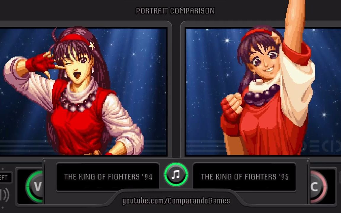 [图]【KOF】拳皇94和95人物胜利对比